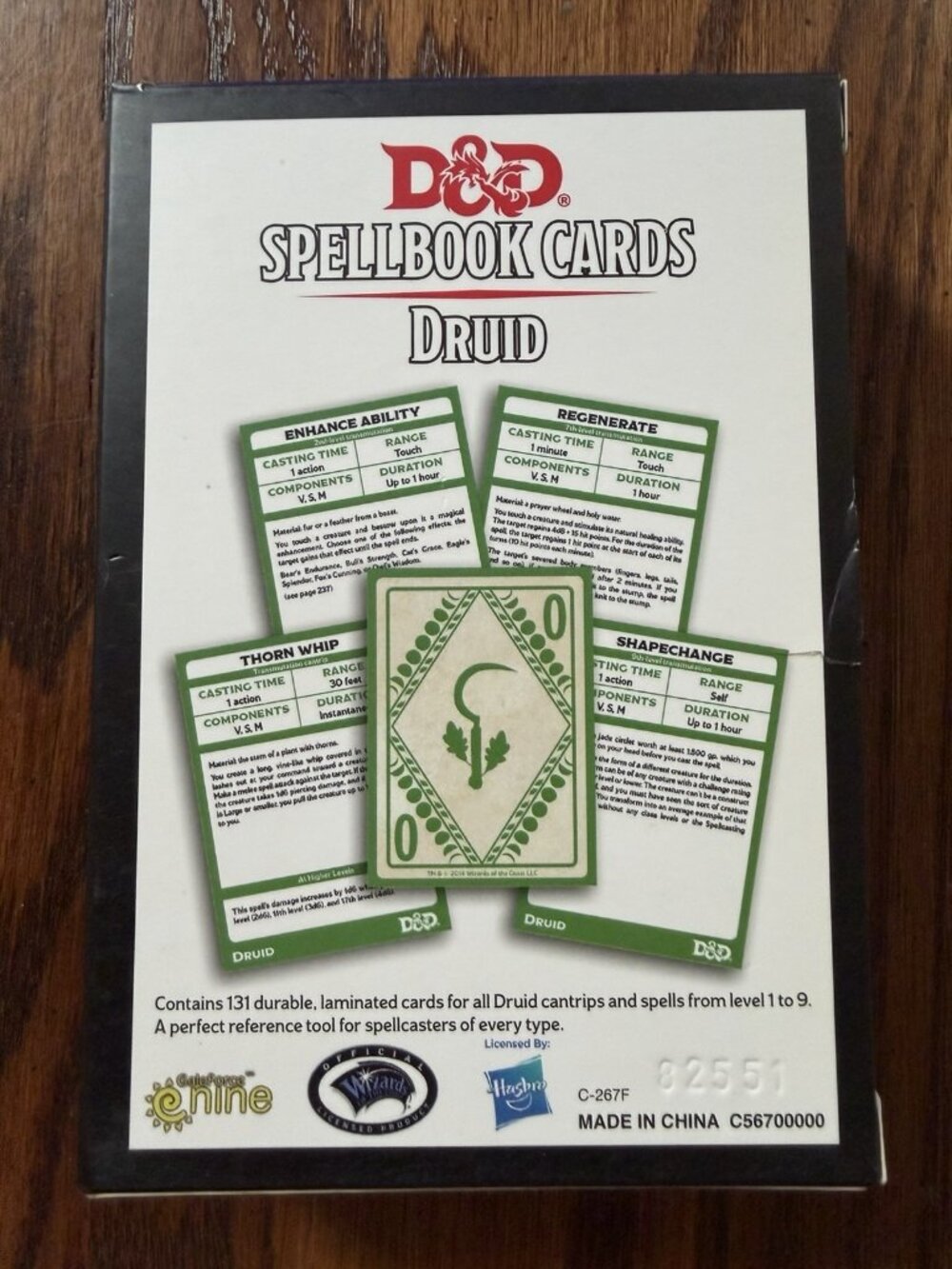Spellbook Cards: Druid (Dungeons & Dragons) - Picture 2 of 4